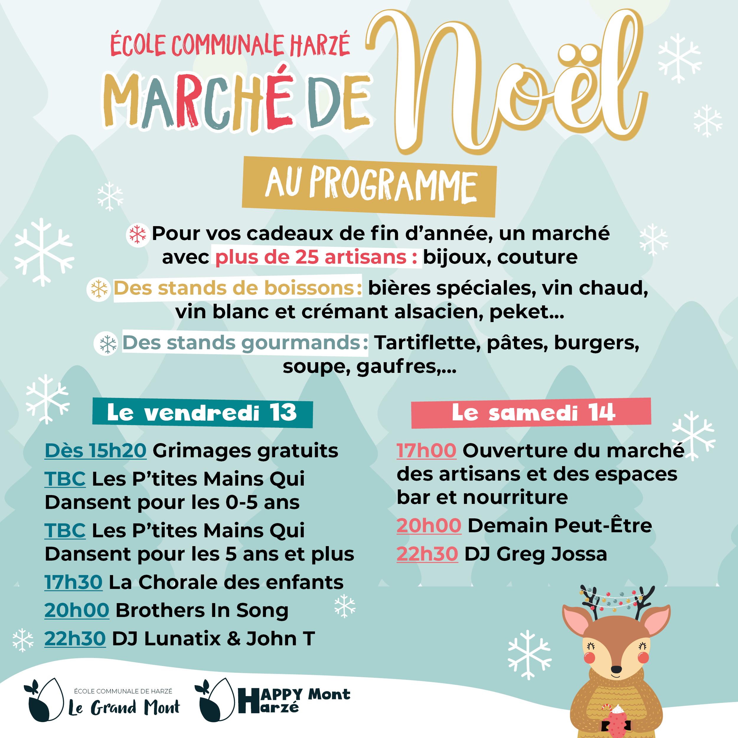 programme marché de noel harzé 2024